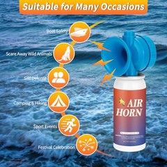Air Horns for Safety Loud Marine, Air Horns Can 1.4oz Mini Small Handheld for