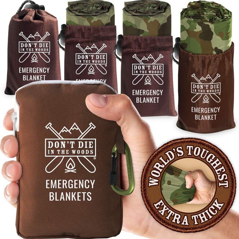 Emergency Blankets: Ultralight, Waterproof Thermal Mylar for Survival