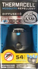 THERMACELL Mosquito Repellent Diffuser USB Dock ☆Bonus Pack☆ 54HR 2X Refills E65