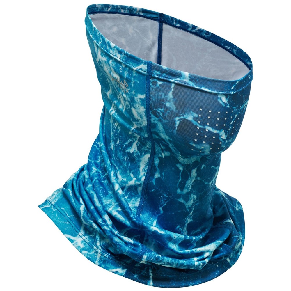 BASSDASH Neck Gaiter Mask UPF 50 Sun Protection for Men & One Size, Ocean