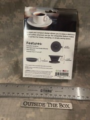 Emergency/Survival: Collapsible Coffee Drip, SE #OD-CD1622S Food Grade Silicone