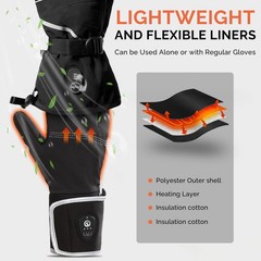 Savior Heated Glove Liners For Men Womenapp Smart Electric Heated Gloves