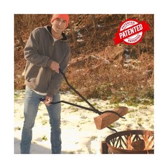 40″ Fire Log Tongs Firewood Grabber and Fire Poker Set,Large Fire Pit Tool Ou…