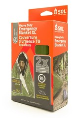 Heavy Duty Emergency Survival Blanket Compact Waterproof Heat Retention 58×98
