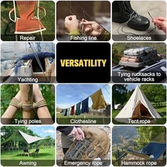 Paracord Rope 750 lb – 1000ft / 500ft / / 100ft 5/32″ 200ft Army Green