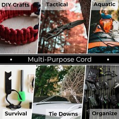 Paracord Planet Para-Max Paracord 3000 Lb Tensile Strength 5/16 Inch Diameter –