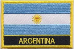 Argentina Flag Embroidered Patch Badge – Sew or Iron on