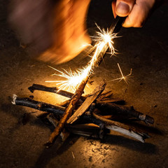 2 Pack Micro EDC Ceramic Striker Survival Fire Starter – Create Sparks Emergency