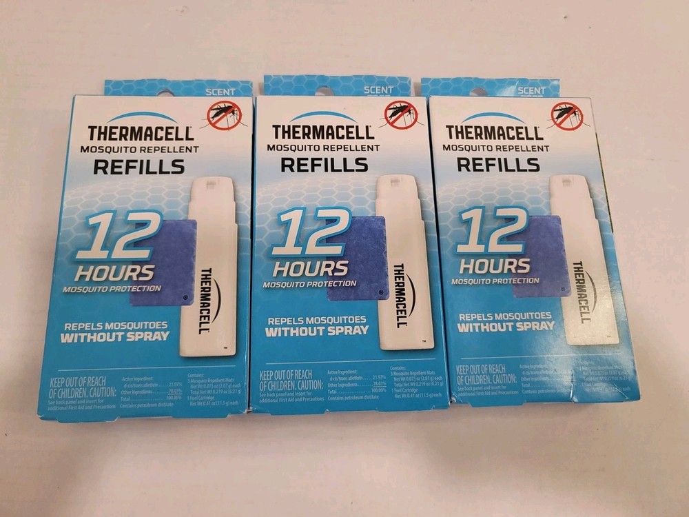 thermacell mosquito repellent refills 12 Hrs 3 Pack