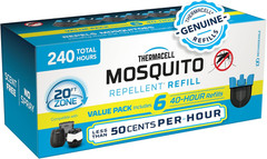Rechargeable Mosquito Repeller Refills 20 Ft Protection No DEET E-Series Radius