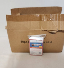 NEW-50 PACK-Emergency Blanket Mylar Survival Reflective Foil Heat Space Thermal