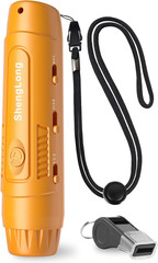 Electronic Whistle with 3 Tones & 3 High Volume Settings – Battery Powered Emerg