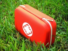 279 Pc Hard Case First Aid Kit Emergency Trauma Sport School Survival Travel Car