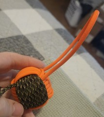 Custom For Braou-97 Decorative Loop 1.5″ Ball Monkey’s Fist 550 Paracord 9″ Long