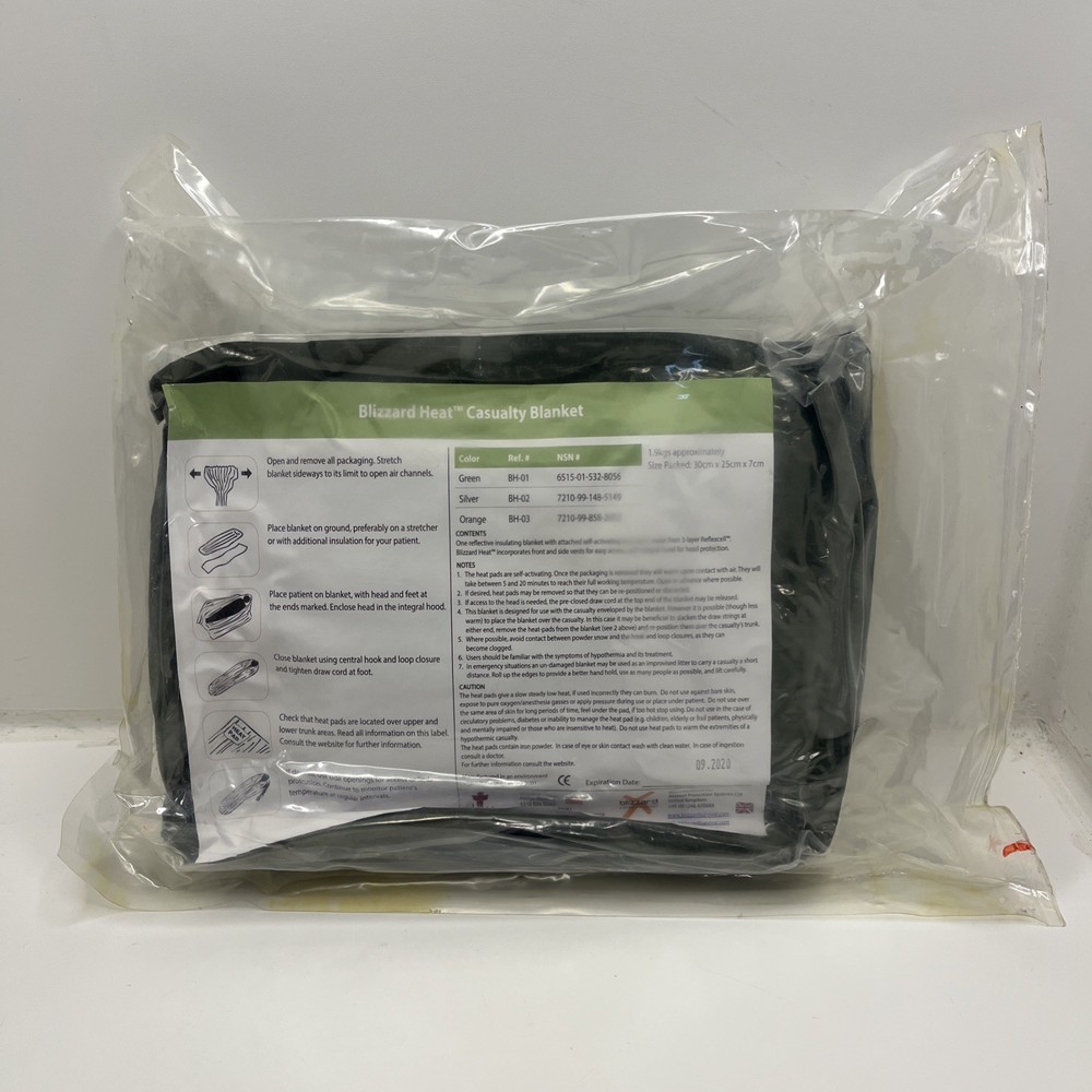 BH-01 Blizzard Heat Casualty/Blanket – NSN # 6515-01-532-8056