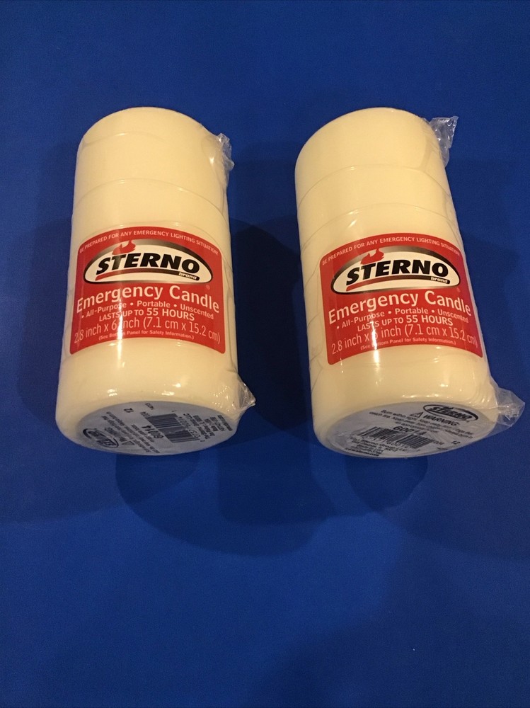 55 Hour Sterno Wax Emergency Survival Candle (2)