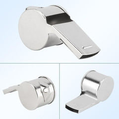 Whistle, 4 Pcs Whistle for Coaches Stainless Steel Whistles with Lanyard Refe…