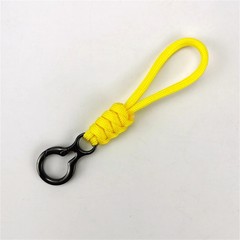 Paracord Braided Woven Keychain Lanyard Buckle Emergency Survival Bagpack Key
