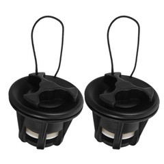 2 Pcs Boat Air Valve Adapter Inflatable Replacement Release Double Seal