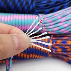 550 Paracord Rope 4mm 50ft 100ft 7 Strand Tent Guyline Camping Survival Cord