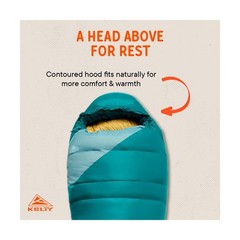 Kelty Cosmic 20 Down Mummy Sleeping Bag for Backpacking, Campers, 550 Fill Po…