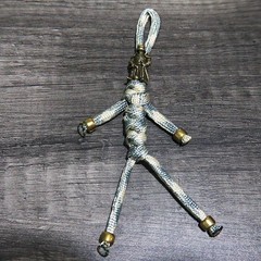 Armor Warrior EDC DIY Knife Beads Lanyard Pendants Vintage Color Brass