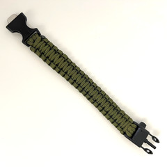 Helios Tactical Survival Paracord Bracelet Army Green Olive Drab Mens Gift Idea