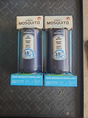 THERMACELL Mosquito Repellent Zone Device 15ft No Spray Scent Free NEW 2 Pack