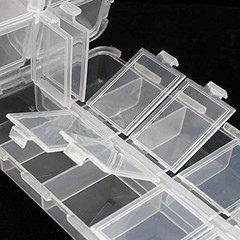 OriGlam Premium 20 16.5 x 10 x 4 cm (6.5 x 3.94 x 1.57 inches), Transparent