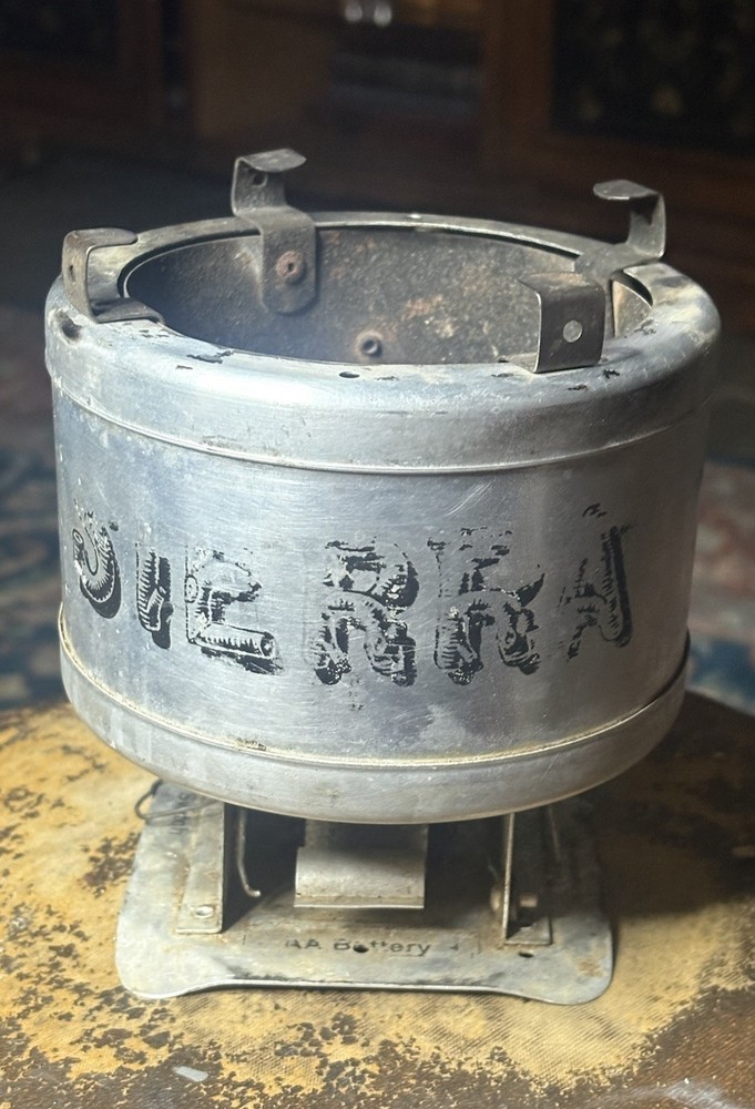 Vtg Sierra Zip Stove Untested Camp Camping Backpack Hiking Survival Rare Metal