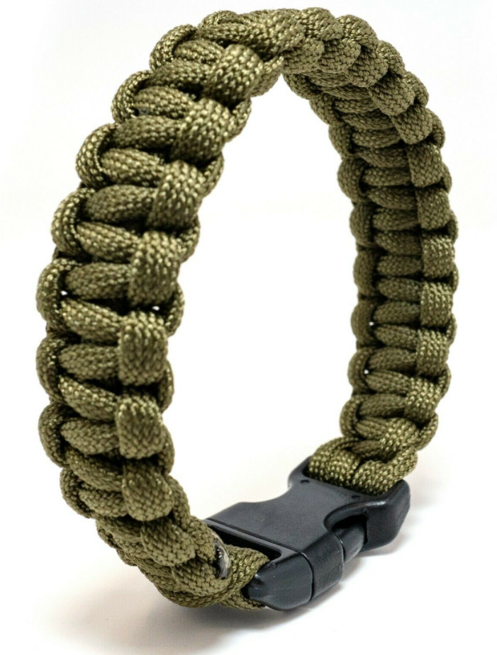 Outdoor Survival Kit Adjustable Paracord Emergency Wristband