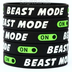 BEAST MODE Wristband Bracelets Wholesale High Quality Motivational Workout Bands