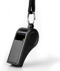 2 Plastic Whistles with Lanyards – Ideal for Coaches & Training Events