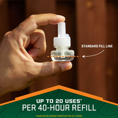 REPEL Mosquito Repellent 40-Hour REFILL For Realm Zone Mosquito Device / 4 PACK