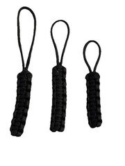 Rip Klip 3-Pack 🔥 Black Paracord Keychains – EDC Lanyard Set – Veteran Handmade