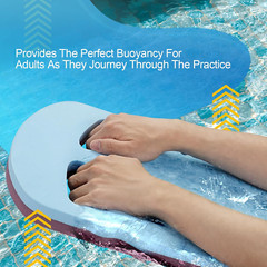 2PCS Kick Board Swim for Adult & Kid – High Buoyancy Swim Kickboard | EVA Materi
