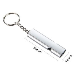 2 Pack Survival Whistle with Lanyard & Keychain for Outdoor, Camping, Hiking