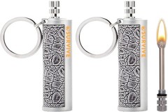 Durable Metal Permanent Match Kit – 2 Pack Fire Starter for Outdoor Adventures