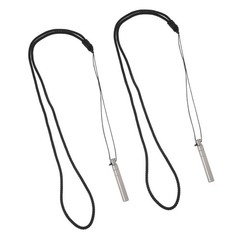 2pcs Whistles with Lanyard – 120dB Outdoor Survival Whistles – Lifesaving