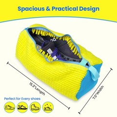 Shoe Washing Machine Bag Laundry for Washer and Dryer 2 Pack, Yellow