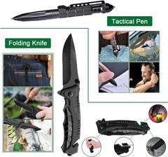 Survival Kit 35 in 1, First Aid Kit, Survival Gear, Survival Tool Gifts for M…