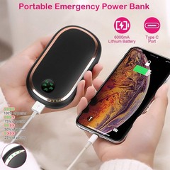 Rechargeable Hand Warmer Electric Hand Heater Portable Reusable Pocket Warmer Po