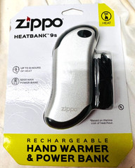 Zippo Heatbank 9s Rechargeable Hand Warmer & Power Bank Up to 9 Hours Heat