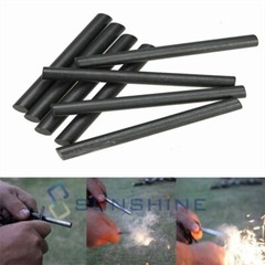 Survival Striker Flint Stone Fire Steel Starter Rod Magnesium Ferro Rod 5/16″x3″