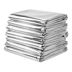 Emergency Blankets (52” x 82”) Thermal Mylar Survival Rescue Bulk Wholesale