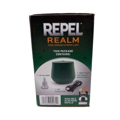 Repel Realm Zone Mosquito Repellent Device Set Rechargeable No Scent