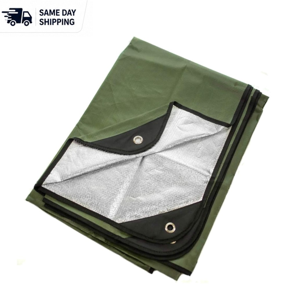 Lightweight Waterproof Emergency Survival Blanket for Camping & Hiking, 60x82in