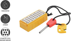50562 Pack Pal Tinder Maker with Fire Starter – Stainless Steel Grater –Striker