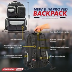Emergency Zone Urban Survival Bug Out Bag – 4 Person | Bugout Backpack Surviv…