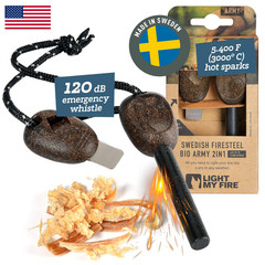 Light My Fire Flint Fire Starter Ferro Rod Survival Tool Fire Steel Army